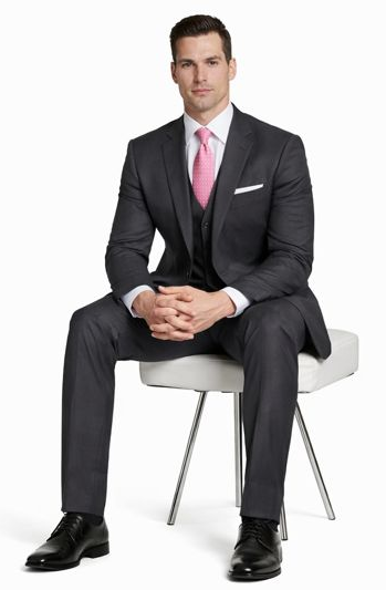 Tiglio Charcoal Two-button Wool Suit