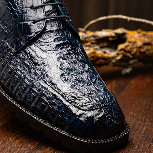 Marco Di Milano Martinelli Navy Leather Shoe
