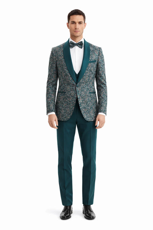 men-s-green-splatter-print-prom-tuxedo-one-button-vintage-style-with-shawl-lapel-vest