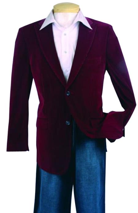 "Wholesale Mens Jackets - Wholesale Blazer - "Wine Blazer - S