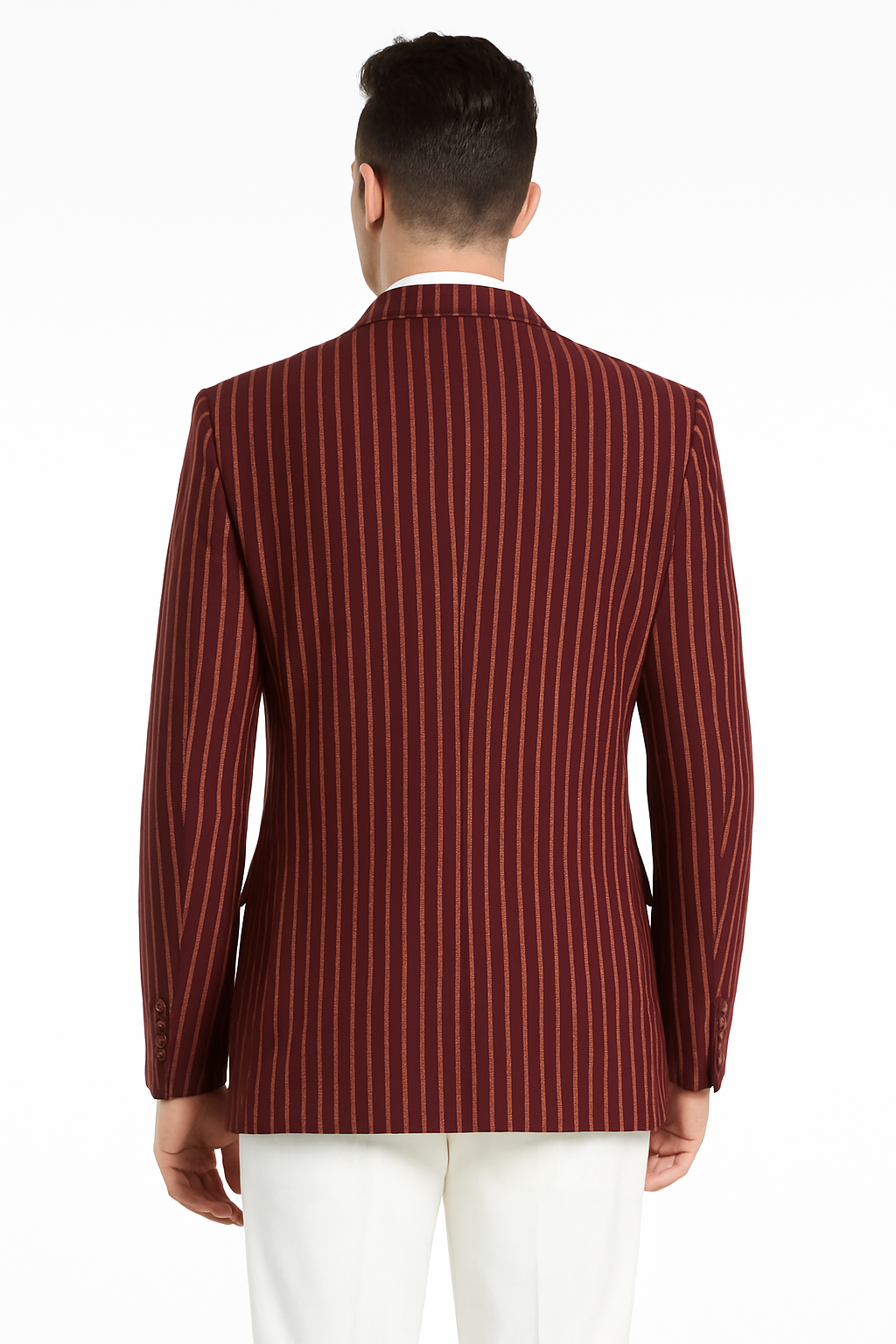 Mens Double Breasted Blazer in Color Navy - Pinstripe Sportcoat - New Arrival - 36 Short