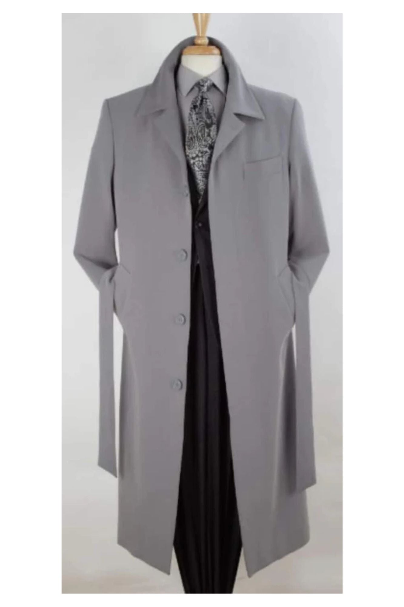 Mens Full Length Length Top Coat - Coat Size 38