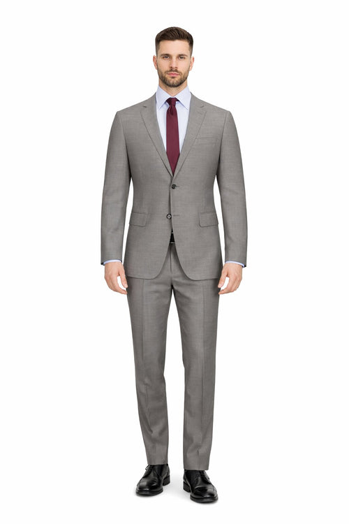Slim Fit Tiglio Wool Suit Modern Tailored Two-Piece Formal Suit