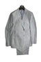Mens Big and Tall Linen Suits - Light Grey - Gray Summer Fabric Suit