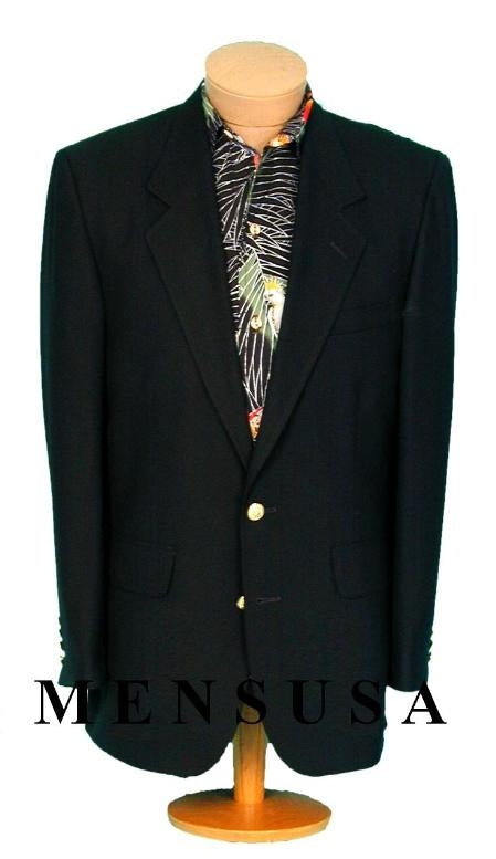 "Wholesale Mens Jackets - Wholesale Blazer - "2 Button Texture Black Blazer