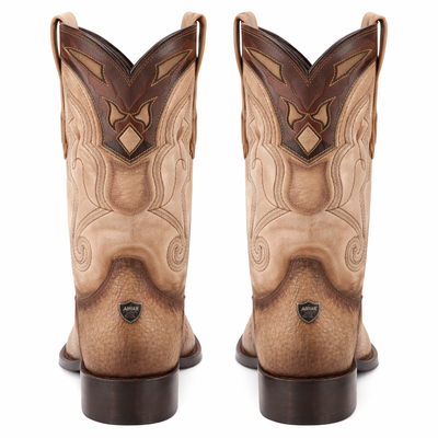 Men's Wild West Shark Skin Snip Toe Boots-New Designer Collection
