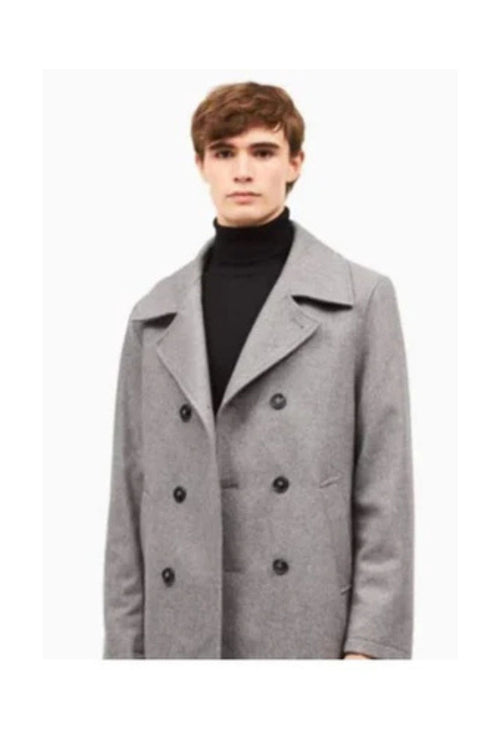 Men's Wool Welt Slash Pockets ~ Car coat ~ Designer men's Wool Peacoat Sale