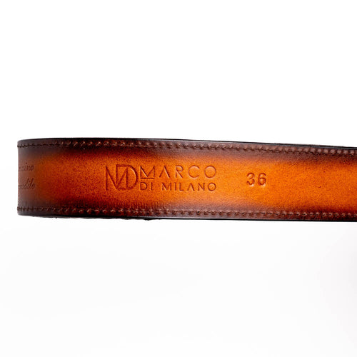 Marco Di Milano Montana Belt – Aged Maple Leather Shoe