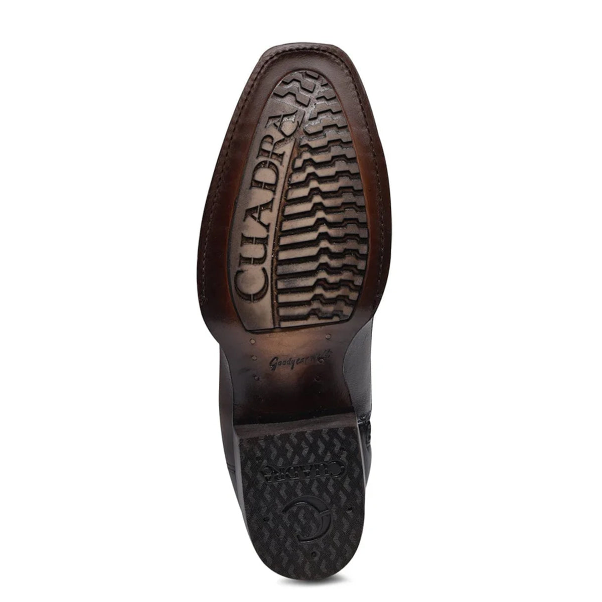 Brown Ostrich Zipper Boot - EE