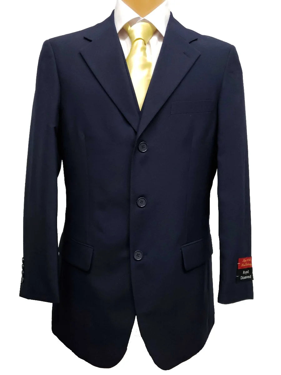 Royal Diamond 3pc Fashion Suit - Solid Colors for Men | Discounted - 38 Short Jacket+32 Waist Adjustable 28to34)(Height: 5 4 to5 7 )(Neck 15-16.5)S-M)