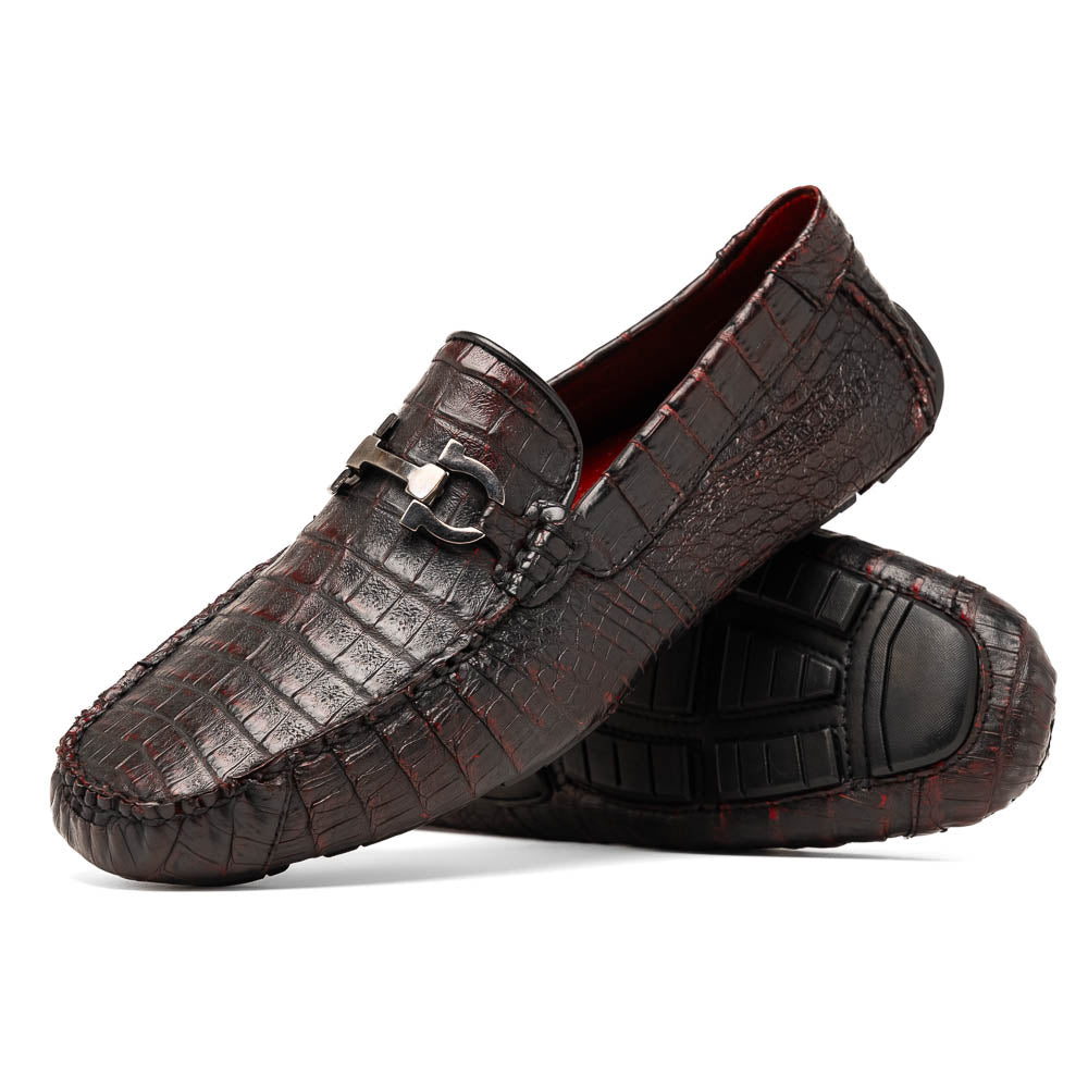 Marco Di Milano Parma Black Cherry Caiman Belly Bit Drivers - 8