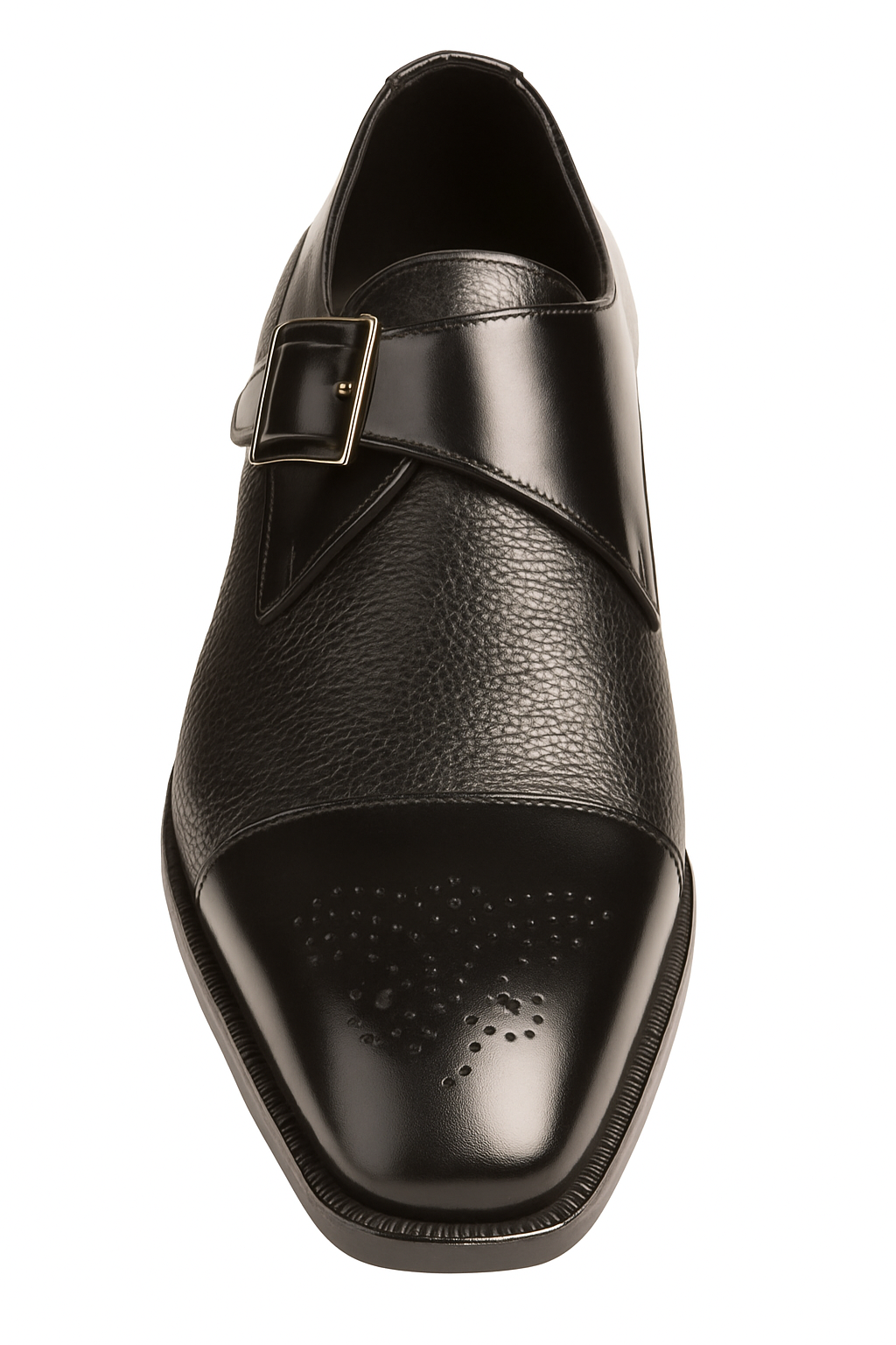 Phoenix Black Genuine Deerskin Monkstraps by Mezlan - New Arrival - 8