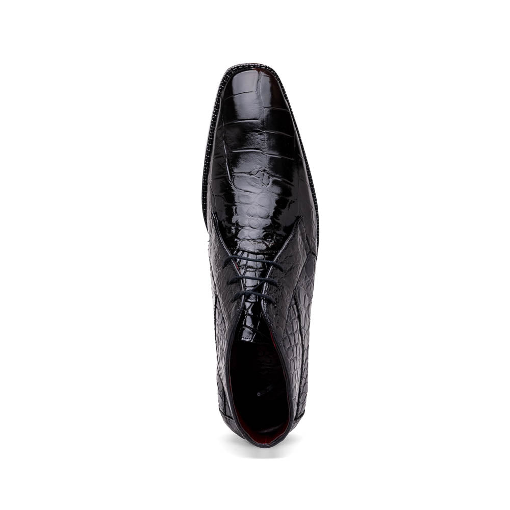 Marco Di Milano Pietro Black Alligator Chukka Boots - 9.5