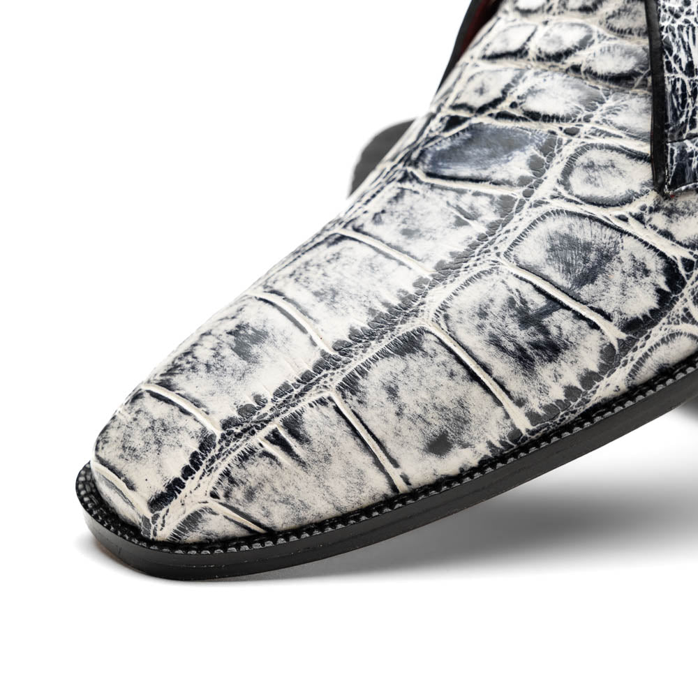 Marco Di Milano Pietro Newspaper Alligator Chukka Boots - 8