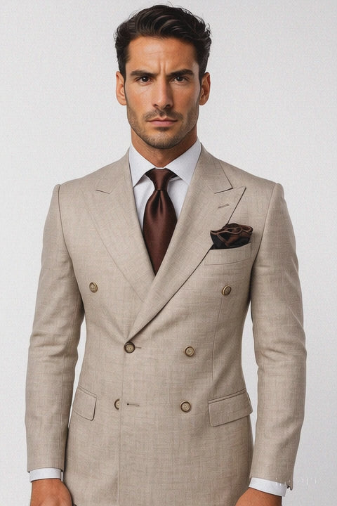Classic Fit in Light Brown Color by Rossiman