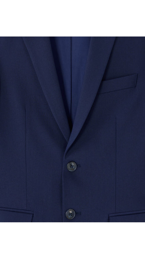 Slim Bi-Stretch Suit Jacket - Blue