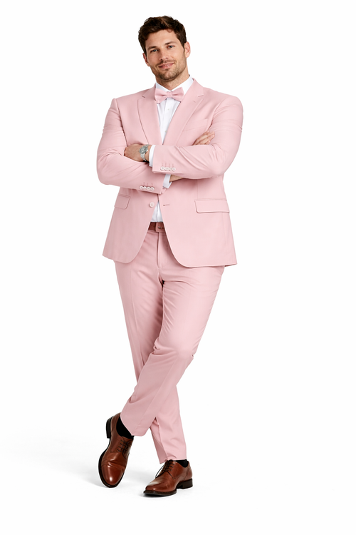 Prom 2026 Suit - Light Blush Prom Tuxedo - Summer Slim Fit Suits