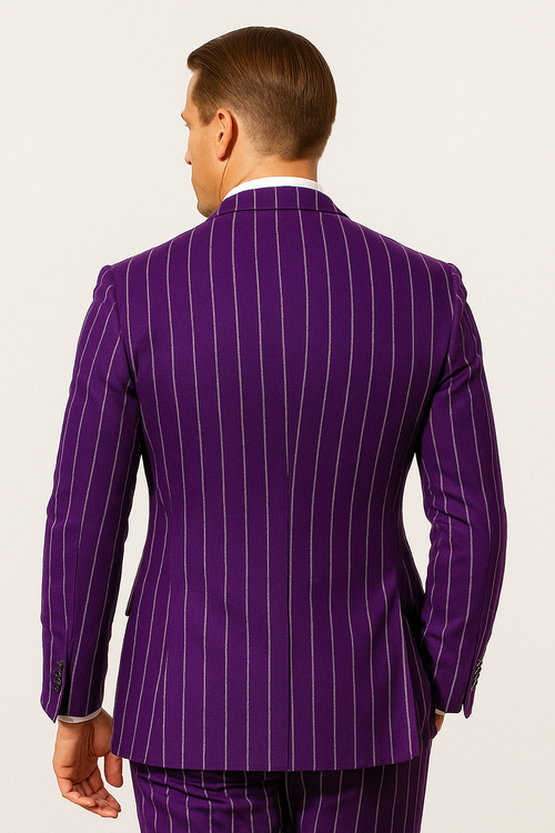Purple Pinstripe Suit - Gangster Suit - 1920's Suit - New Arrival