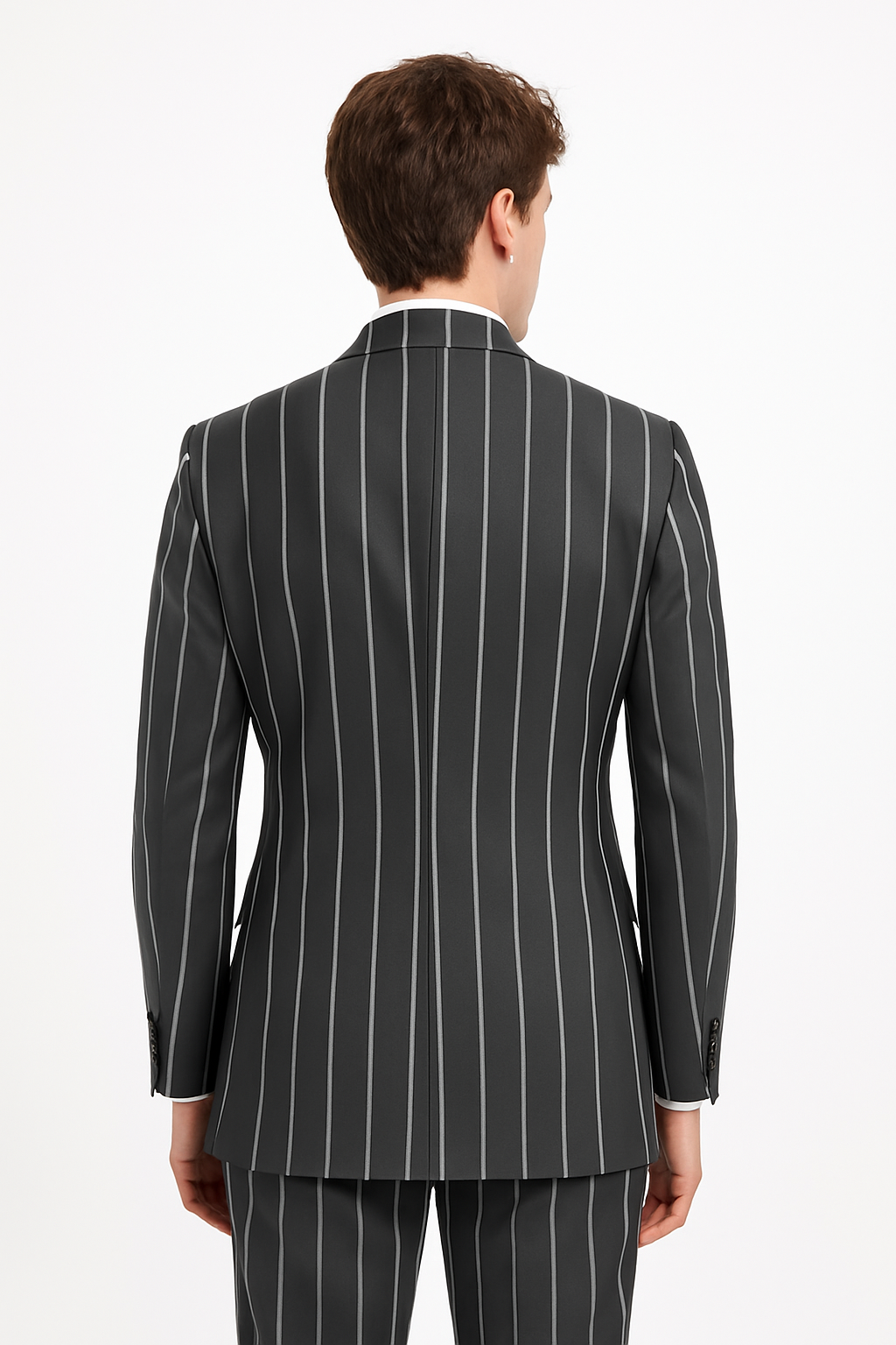 Purple Pinstripe Suit - Gangster Suit - 1920's Suit - Double Breasted Suit - New Arrival - 42 Long + 36 Waist(Adjust 2" Large and amp 4")