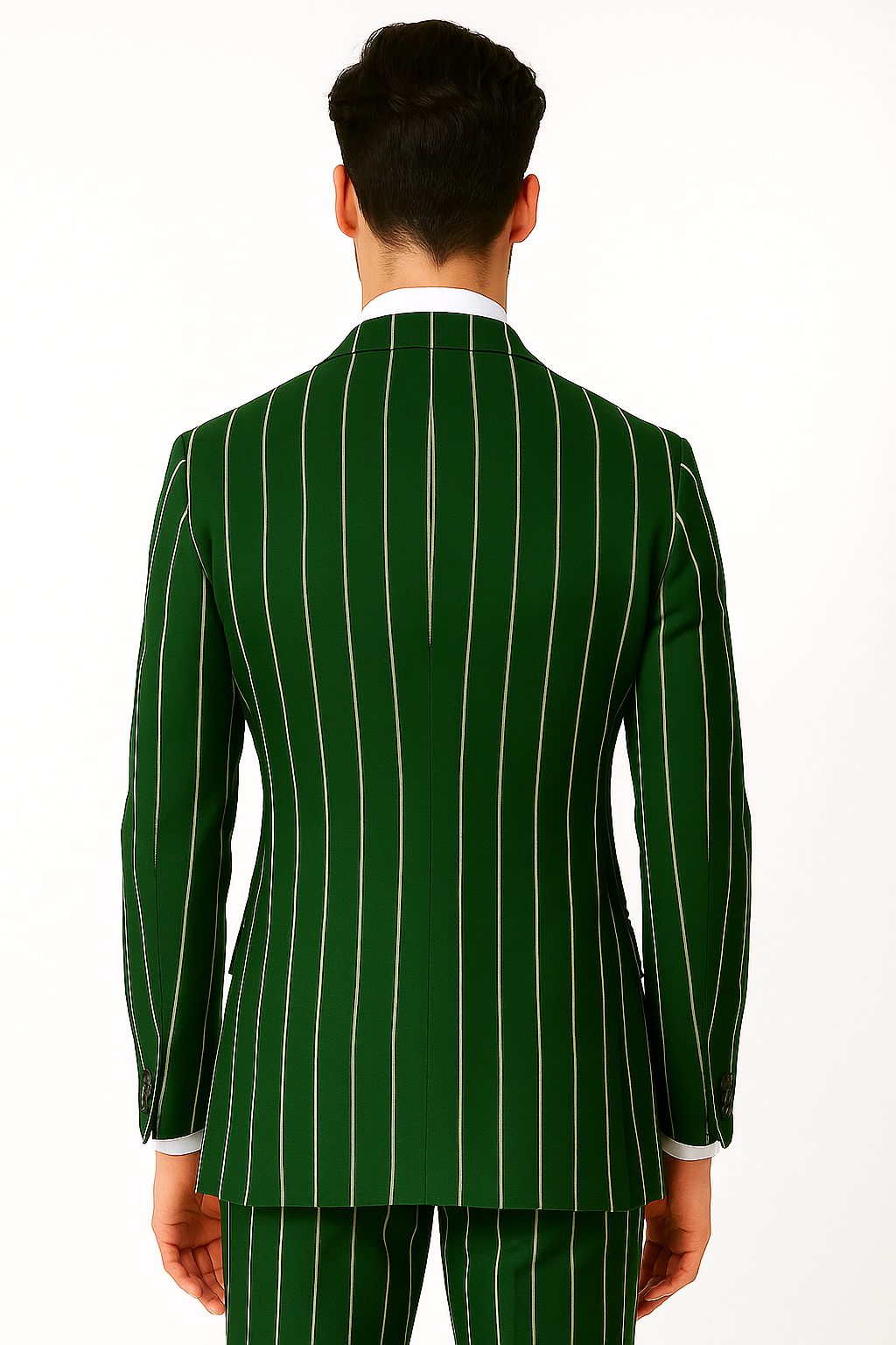 Purple Pinstripe Suit - Gangster Suit - 1920's Suit - Double Breasted Suit - New Arrival - 42 Long + 36 Waist(Adjust 2" Large and amp 4")
