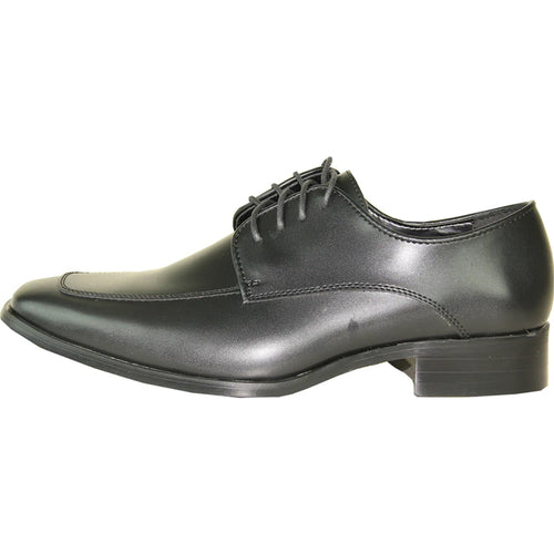 "Black Classic Moc Toe Men's Tuxedo Prom 2026 Shoe"