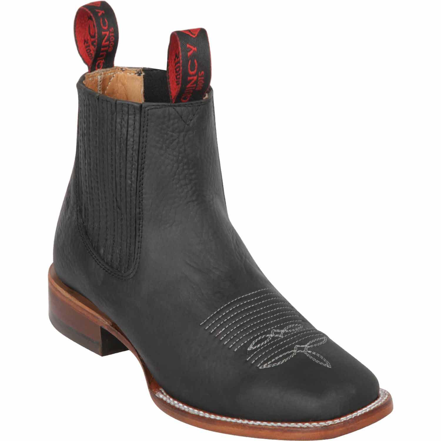 Men's Quincy Wide Square Toe Ankle Boot Q82B2705 - 6