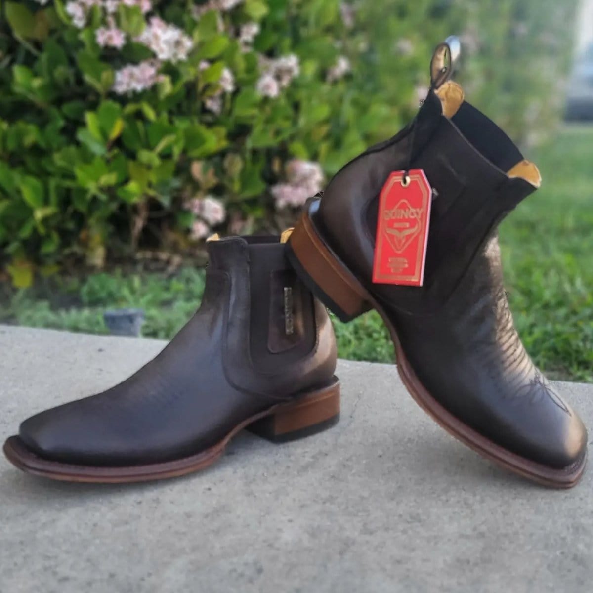 Men's Quincy Square Toe Ankle Boot Q82BC5294 - 7
