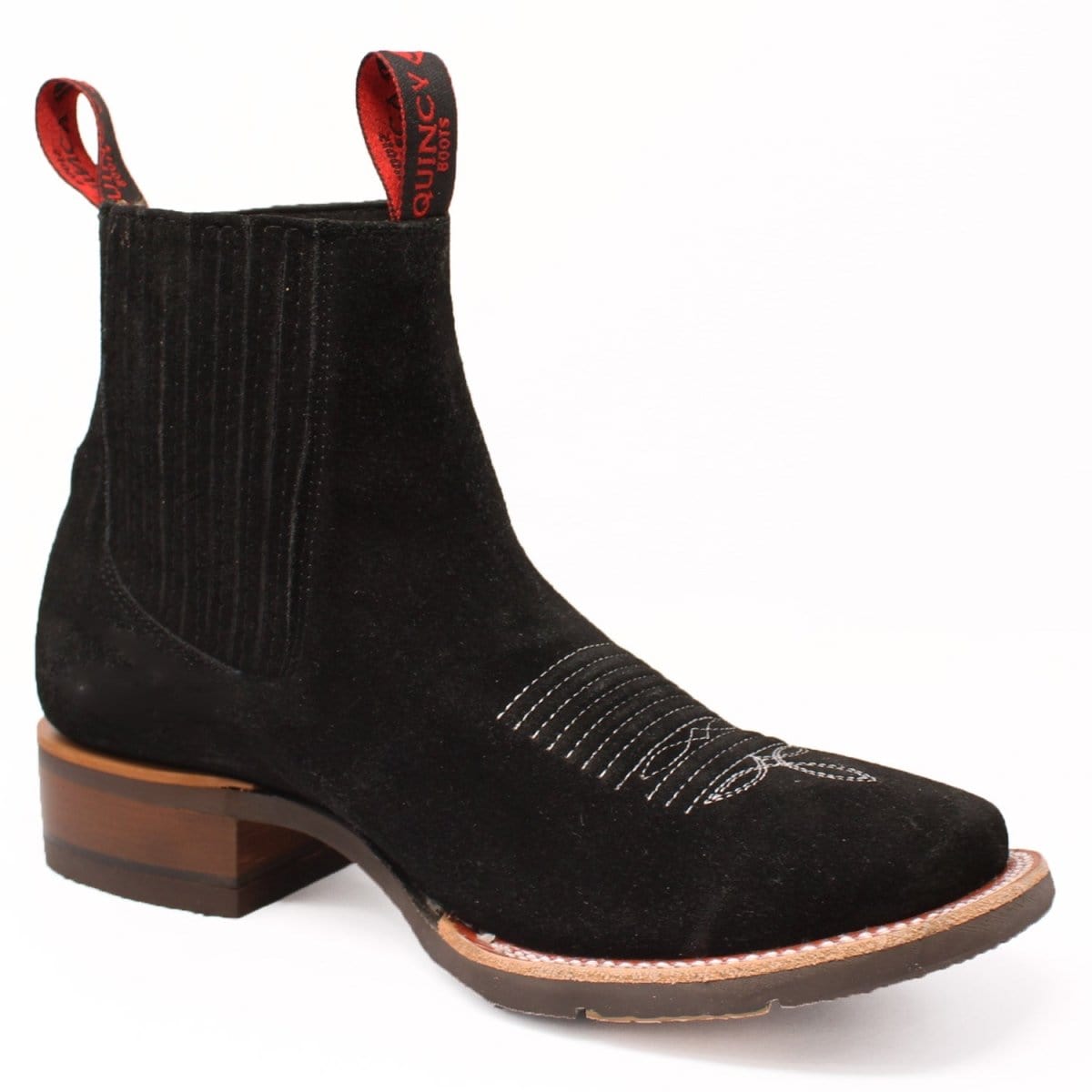 Men's Quincy Square Toe Ankle Boot Q82BU6305 - 7