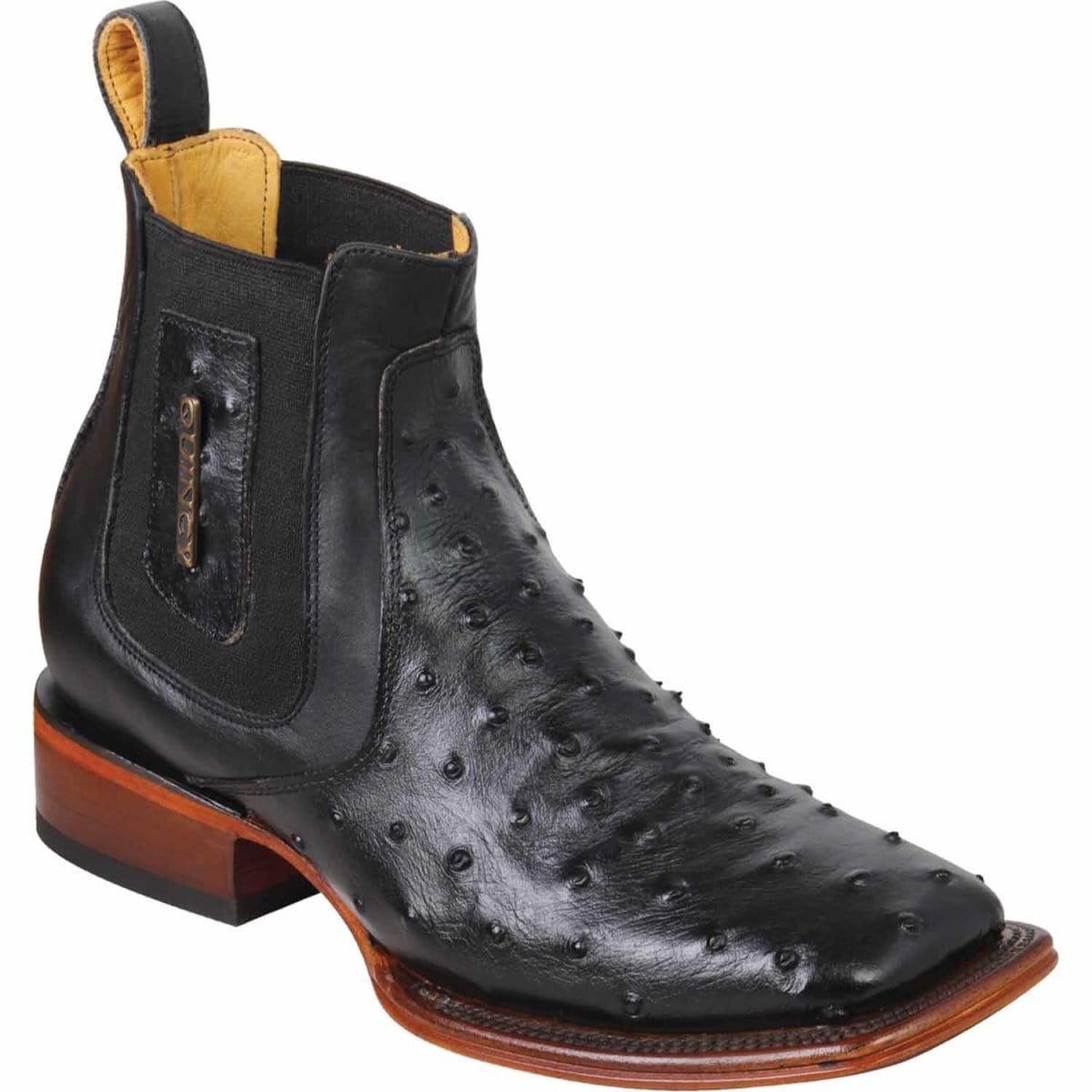 Men's Quincy Wide Square Toe Ankle Boot Q82B0305 - 6