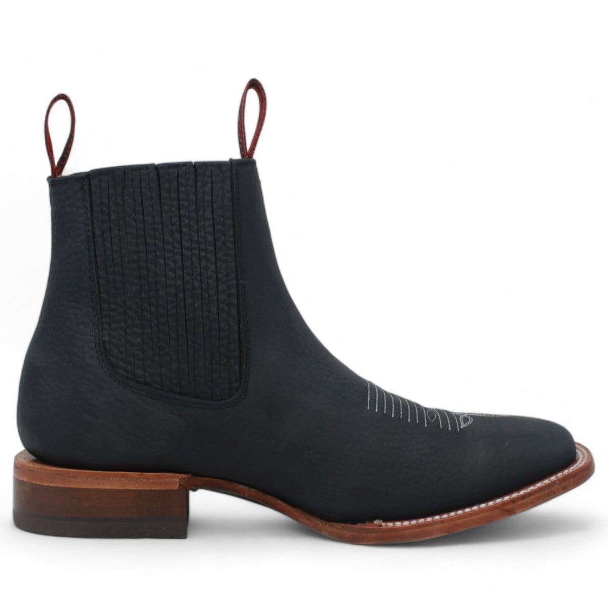 Men's Quincy Wide Square Toe Ankle Boot Q82B2705 - 6