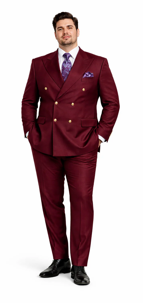 Rossiman Men's Formal Dress Suit Elegant Tailored Suit