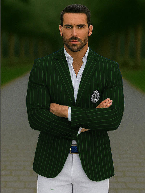Hunter Pinstripe Blazer with Suit