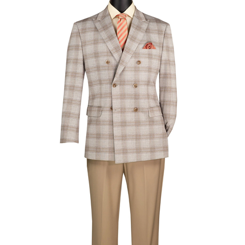 Men Regular-Fit Windowpane Blazer Jacket