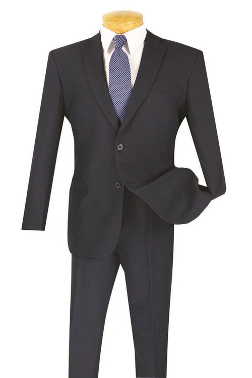 Vinci Men's Big & Tall 2-Piece Poplin Suit - Discounted Prices Purple