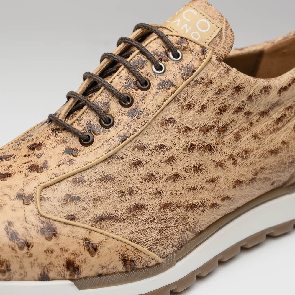 Marco Di Milano Scanno Orix Ostrich Quill Sneakers - 8