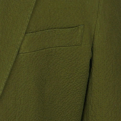 Seersucker Blazer - "Cocktail Olive"  Seersucker Sport Coat Cocktail Olive Seersucker Sport Coat