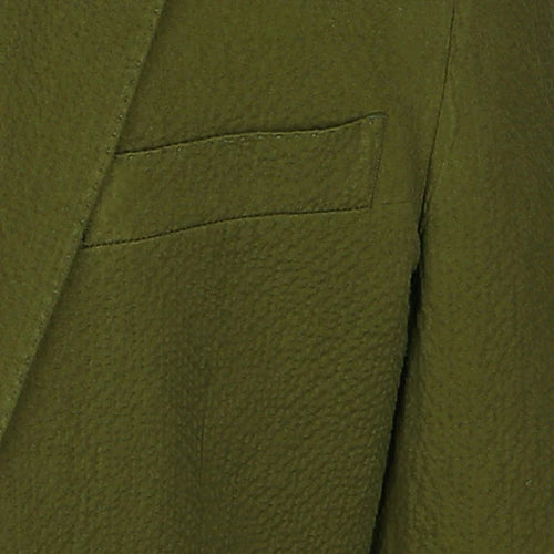 Seersucker Blazer - "Cocktail Olive" Seersucker Sport Coat Cocktail Olive Seersucker Sport Coat