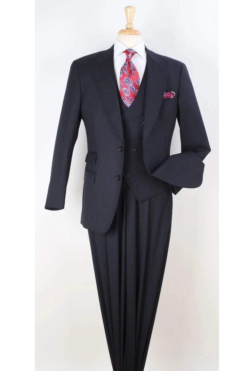 Big and Tall Business Suits - Suits For Big Man - Large Men's Gray Vested Suits