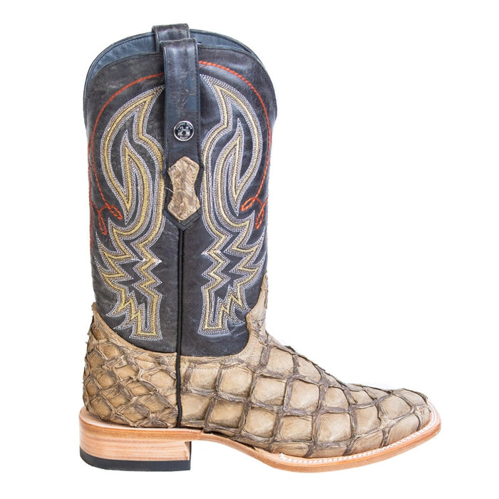 Men's Genuine Monster Fish Square Toe Boots Oryx - 6