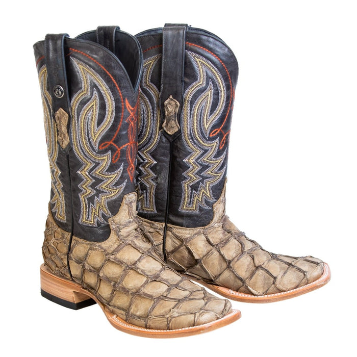 Men's Genuine Monster Fish Square Toe Boots Oryx - 6