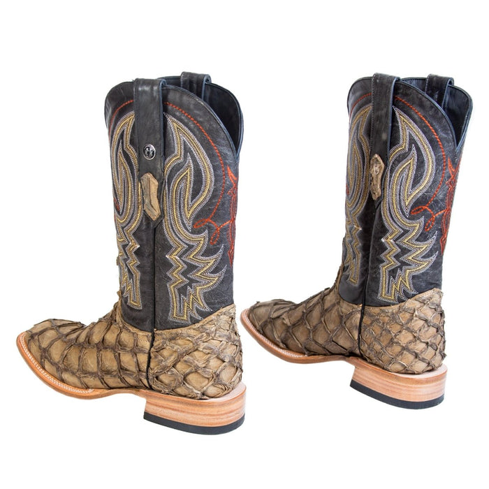 Men's Genuine Monster Fish Square Toe Boots Oryx - 6