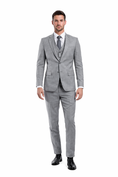 Tazio Men's 3 Piece Executive Suit Bold Colors & Patterns