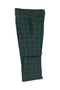 Tiglio Luxe Hunter Green with Black Windowpane Semi-Wide Leg Wool Marbella Dress Pants TL3362