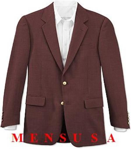 "Wholesale Mens Jackets - Wholesale Blazer - "Dark Burgundy Blazer