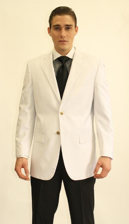 "Wholesale Mens Jackets - Wholesale Blazer - "White  Blazer