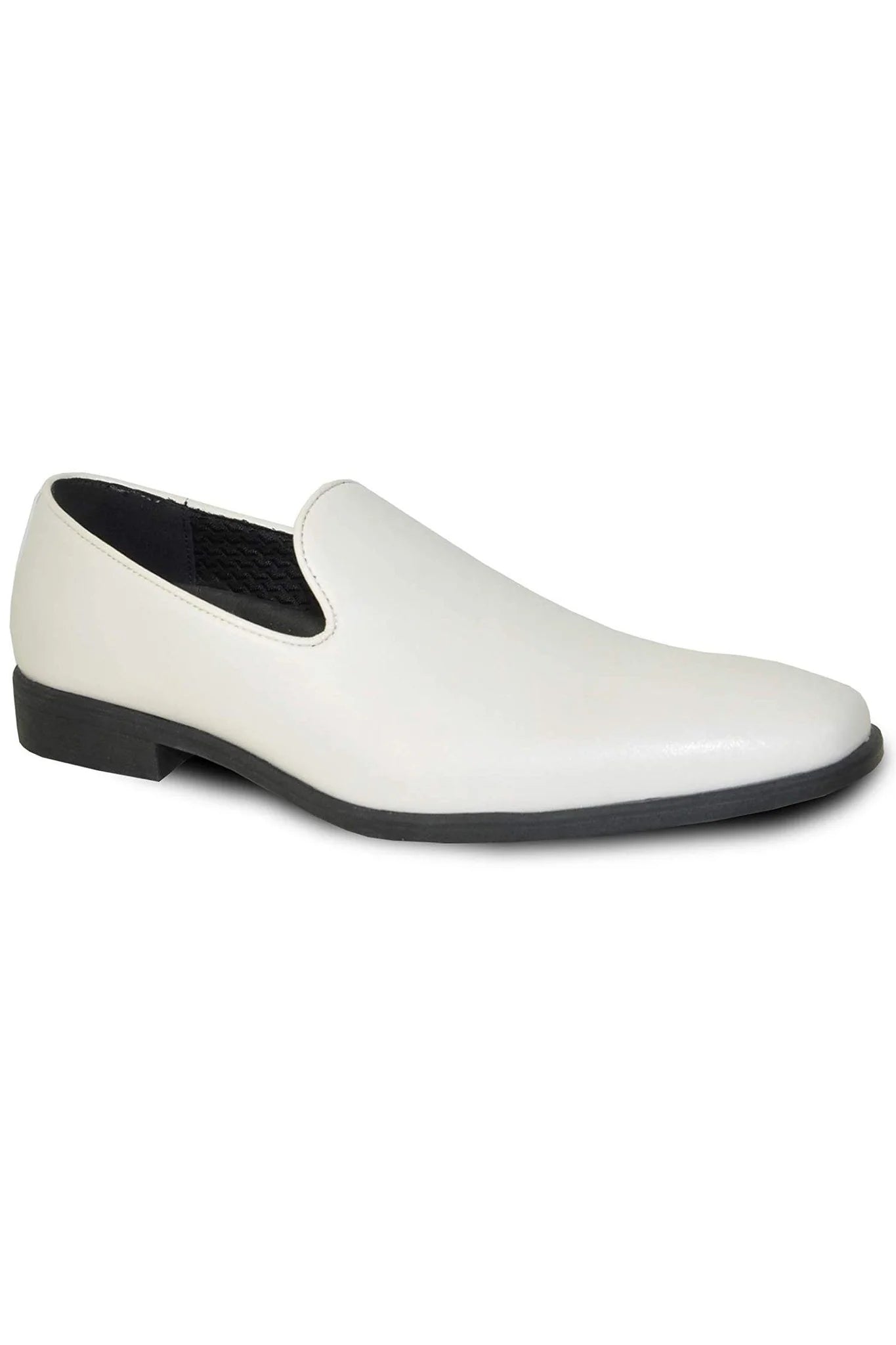 Mens Ivory Dress Shoes - Cream Dress Shoe "Galileo" Ivory Matte Tuxedo Shoes - Ivory