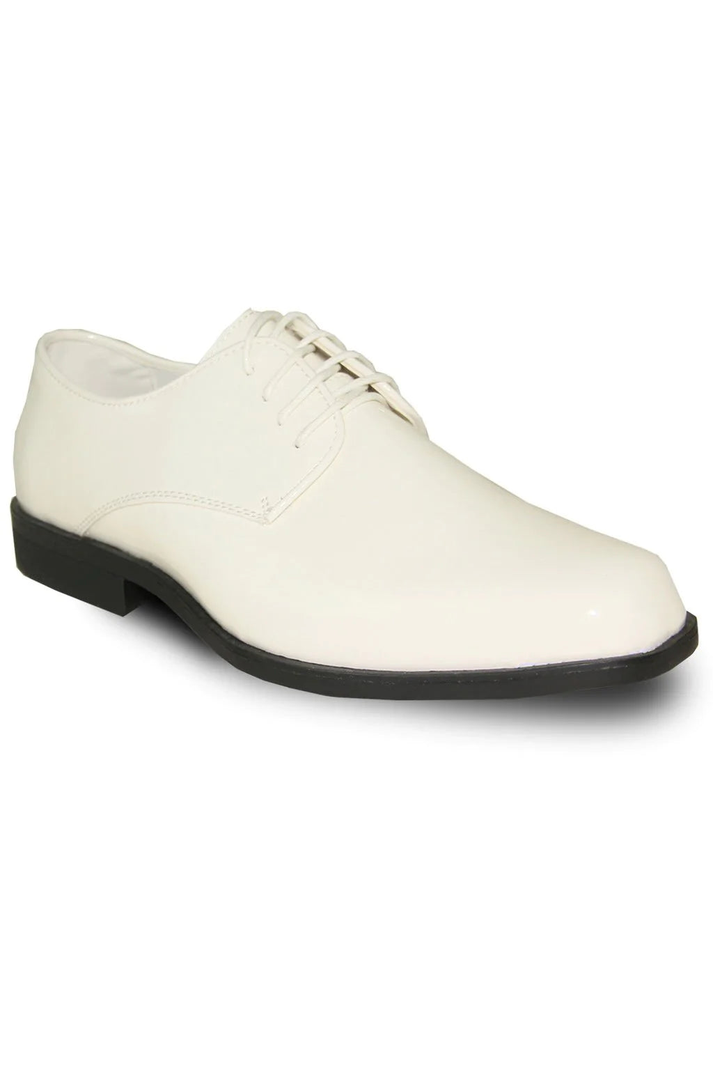 Mens Ivory Dress Shoes - Cream Dress Shoe "Sarno" Ivory Vangelo Tuxedo Shoes–