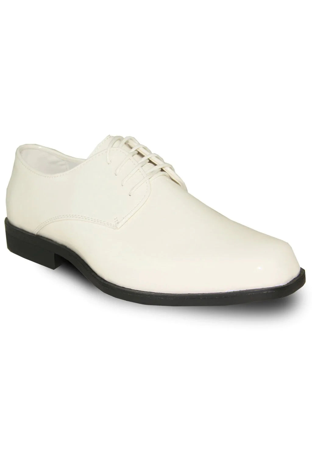 Mens Ivory Dress Shoes - Cream Dress Shoe "Sarno" Ivory Vangelo Tuxedo Shoes– - Ivory