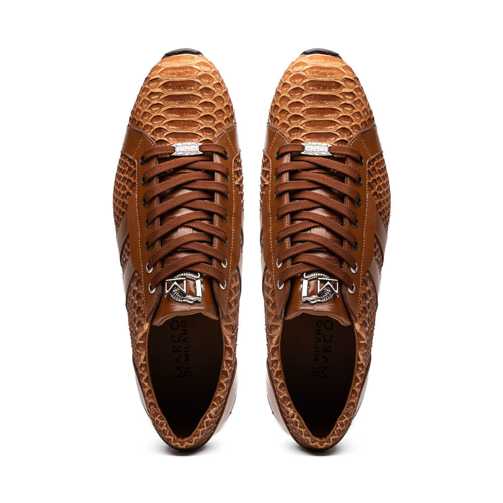 Marco Di Milano Verona Honey Python & Calfskin Sneakers - 8