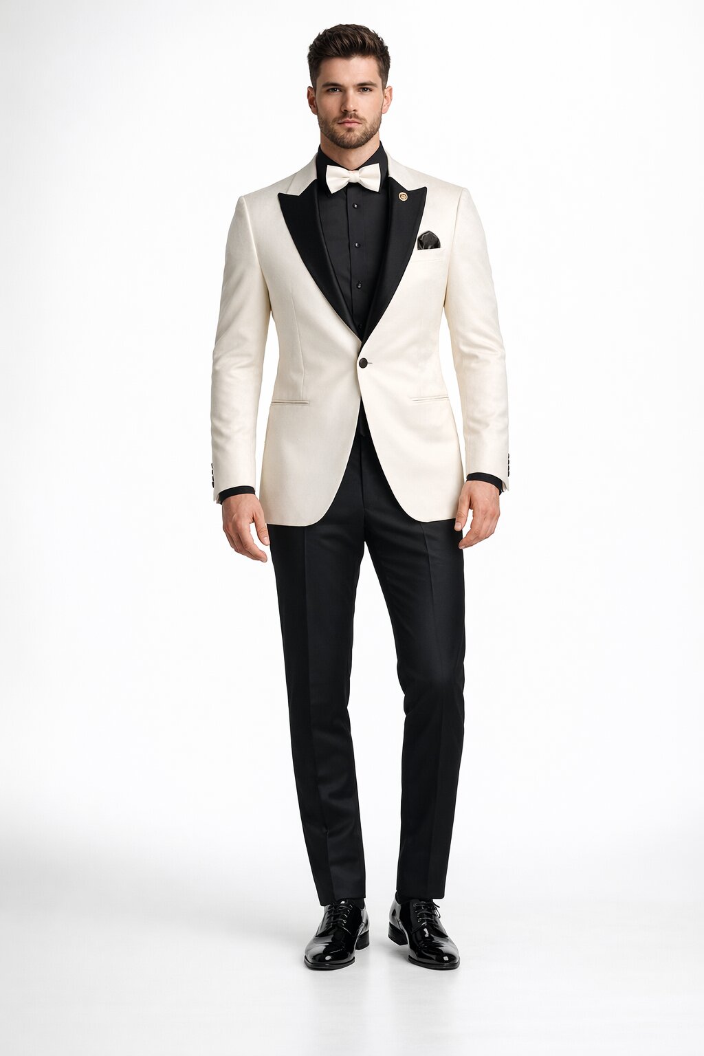 Ivory Formal Suit for Men â Stylish Church and Celebration Outfit
